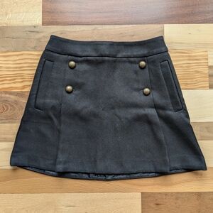 Express size 8 black pleated mini skirt